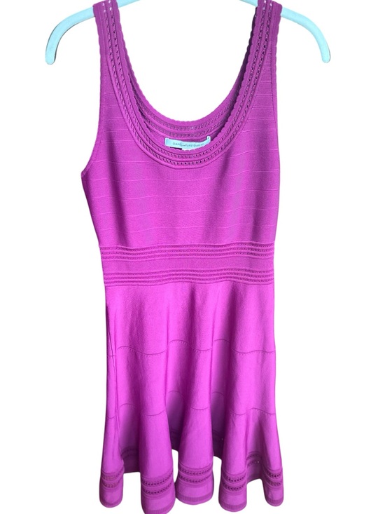 Diane Von Furstenberg Vibrant Magenta Knit Dress M